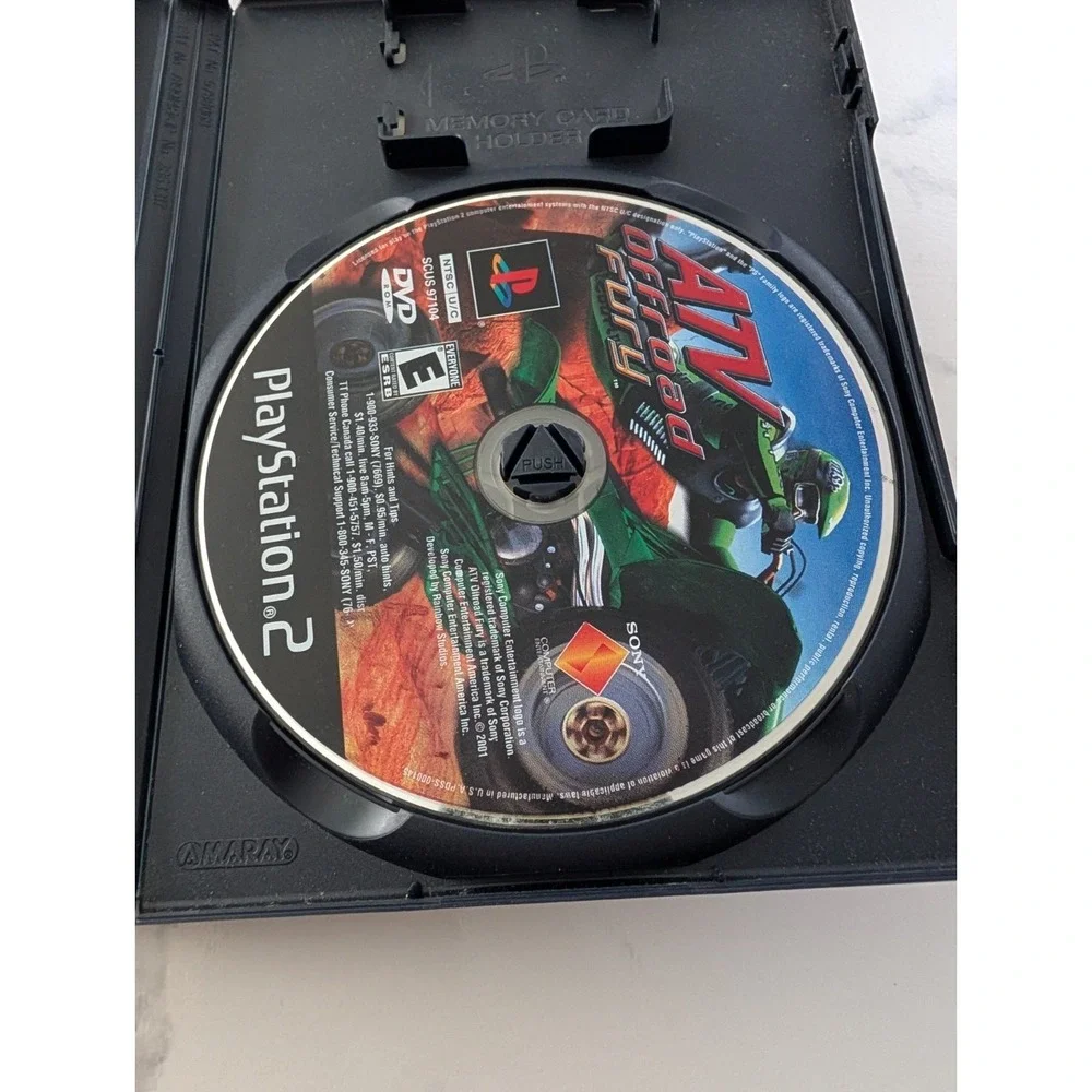 ATV Offroad Fury Game Sony PlayStation 2 PS2 2001 CIB Complete